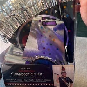 Amscan Silver and Black Party Hats for Elegant Celebrations